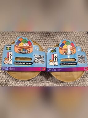 (2) Crazy Fun Rainbow Mystery Squishy Bun Dumpling Sealed